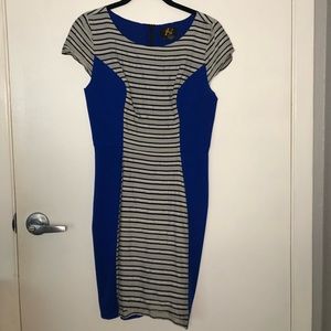 Royal blue party dress